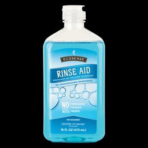 EcoSense Rinse Aid Dishwasher Dry & Shine | Size 16 fl. oz. Rinse & Drying Agent